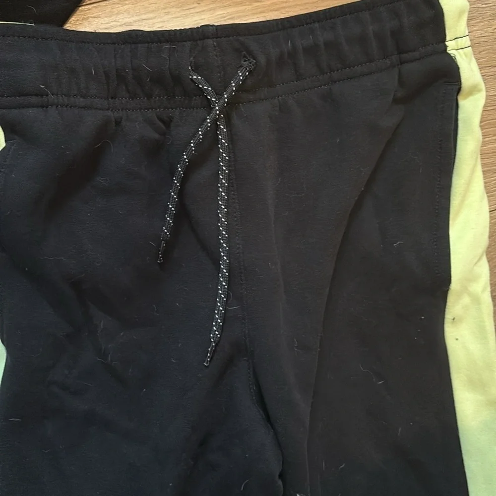 Place Black, Gray, and Pale Green Kids Jogger Set